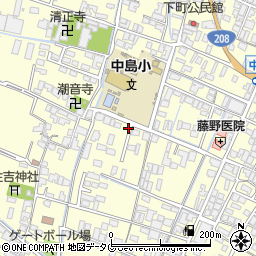 福岡県柳川市大和町中島1435周辺の地図