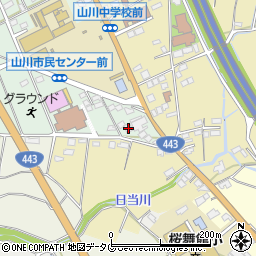 福岡県みやま市山川町尾野1704周辺の地図