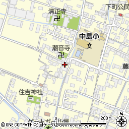 福岡県柳川市大和町中島262周辺の地図