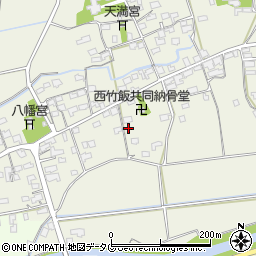 福岡県みやま市高田町竹飯1585周辺の地図