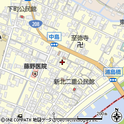 福岡県柳川市大和町中島1065周辺の地図