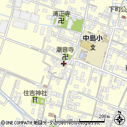 福岡県柳川市大和町中島264周辺の地図