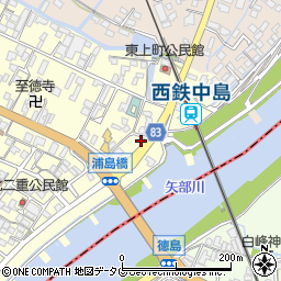 福岡県柳川市大和町中島906-3周辺の地図