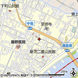 福岡県柳川市大和町中島1095周辺の地図