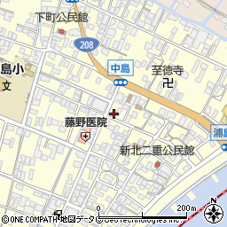 福岡県柳川市大和町中島1059周辺の地図