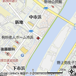 大分県臼杵市下市浜8周辺の地図