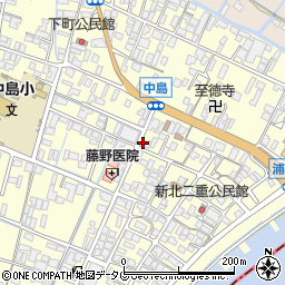 福岡県柳川市大和町中島1057周辺の地図