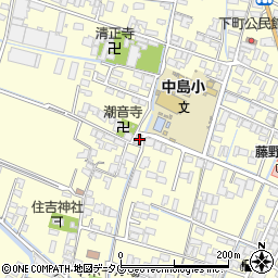 福岡県柳川市大和町中島260周辺の地図