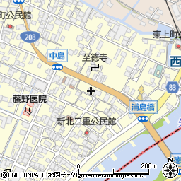 福岡県柳川市大和町中島963周辺の地図