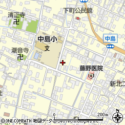 福岡県柳川市大和町中島1038周辺の地図