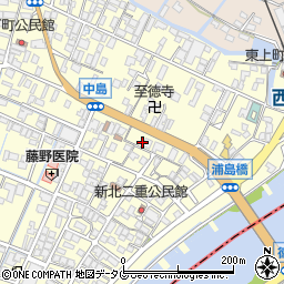 福岡県柳川市大和町中島965周辺の地図