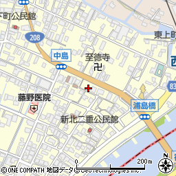 福岡県柳川市大和町中島967周辺の地図