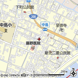 福岡県柳川市大和町中島1035周辺の地図