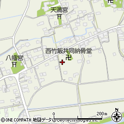 福岡県みやま市高田町竹飯1584周辺の地図