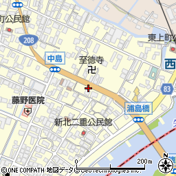 福岡県柳川市大和町中島964周辺の地図