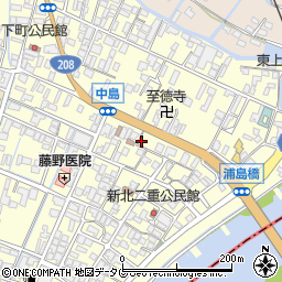 福岡県柳川市大和町中島970周辺の地図