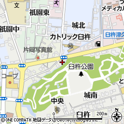 ａｐｏｌｌｏｓｔａｔｉｏｎ臼杵公園ＳＳ周辺の地図