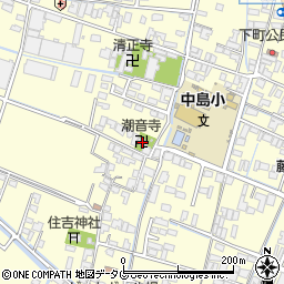 福岡県柳川市大和町中島254周辺の地図