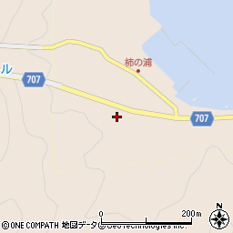 大分県臼杵市柿ノ浦周辺の地図
