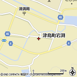 愛媛県宇和島市津島町岩渕甲-1477周辺の地図