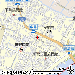 福岡県柳川市大和町中島977周辺の地図