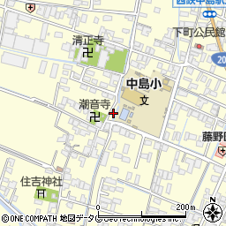 福岡県柳川市大和町中島247周辺の地図