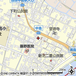 福岡県柳川市大和町中島988周辺の地図