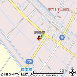 福岡県柳川市大浜町1337周辺の地図