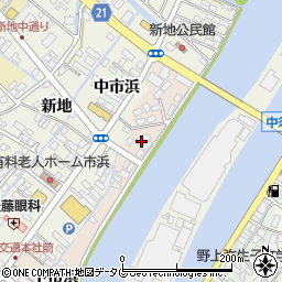 大分県臼杵市下市浜731周辺の地図