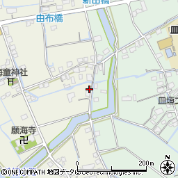 福岡県柳川市大和町皿垣開192周辺の地図