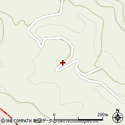 福岡県八女市立花町白木4971-1周辺の地図