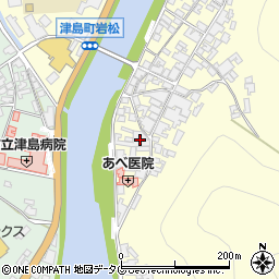 西崎本店周辺の地図