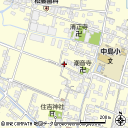 福岡県柳川市大和町中島234周辺の地図