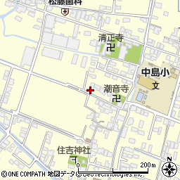 福岡県柳川市大和町中島234周辺の地図