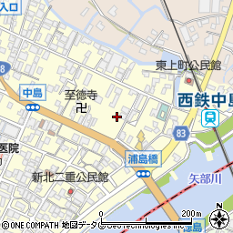 福岡県柳川市大和町中島538周辺の地図