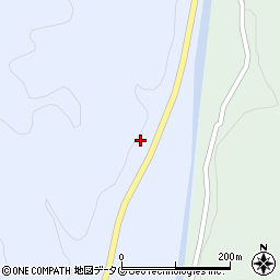 熊本県山鹿市鹿北町岩野1128-3周辺の地図