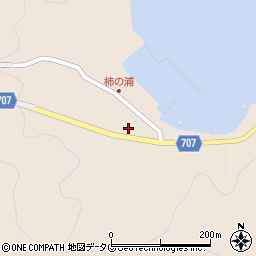 大分県臼杵市柿ノ浦1212周辺の地図