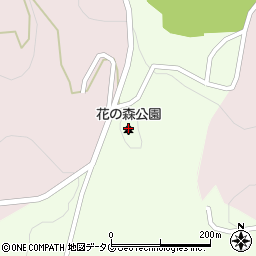 花の森公園周辺の地図