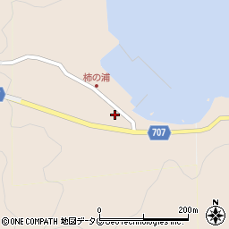 大分県臼杵市柿ノ浦1206周辺の地図