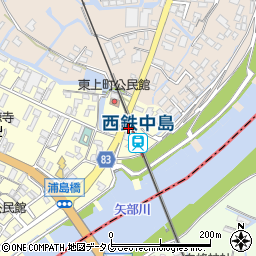 福岡県柳川市大和町中島651周辺の地図