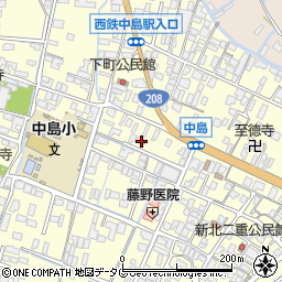 福岡県柳川市大和町中島1008周辺の地図