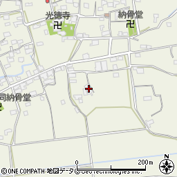 福岡県みやま市高田町竹飯1646周辺の地図
