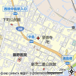 福岡県柳川市大和町中島810周辺の地図