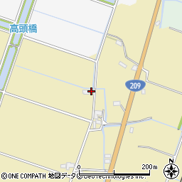 福岡県みやま市瀬高町河内2347周辺の地図