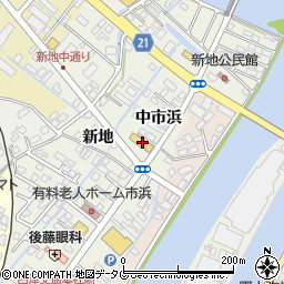 大分三菱臼杵店周辺の地図