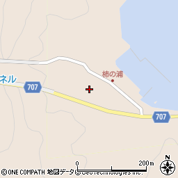 大分県臼杵市柿ノ浦1176周辺の地図