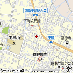 福岡県柳川市大和町中島1010-1周辺の地図
