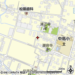 福岡県柳川市大和町中島235-3周辺の地図