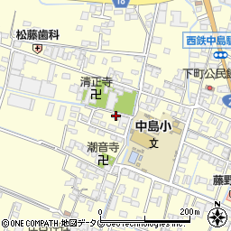 福岡県柳川市大和町中島238周辺の地図