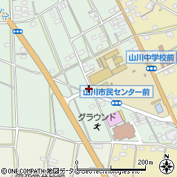 福岡県みやま市山川町尾野1697周辺の地図